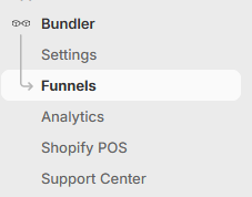 Bundler app funnels