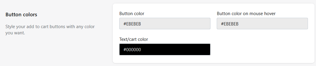 Changing button colors