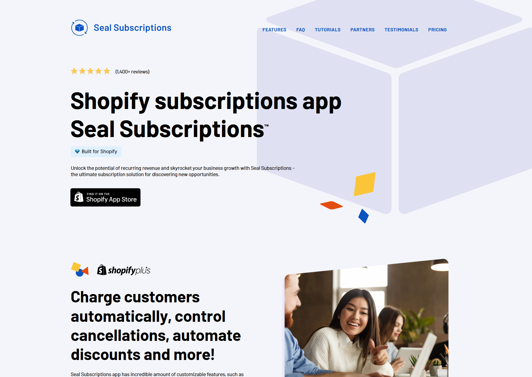 Seal Subscriptions app 